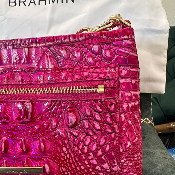Brahmin Crossbody bright Fuchsia color - Picture 6 of 8